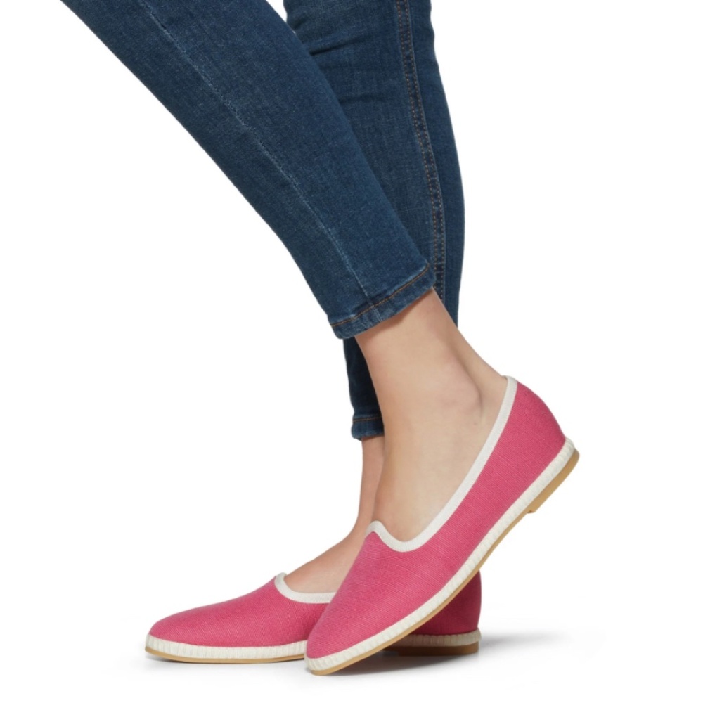 Italeau Allegra Yuta Pink Flats Size 40 9.5 Women